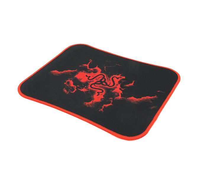 Килимок 210*260 тканинний Red Darkness з боковою прошивкою, товщина 2 мм, колір Red, OEM