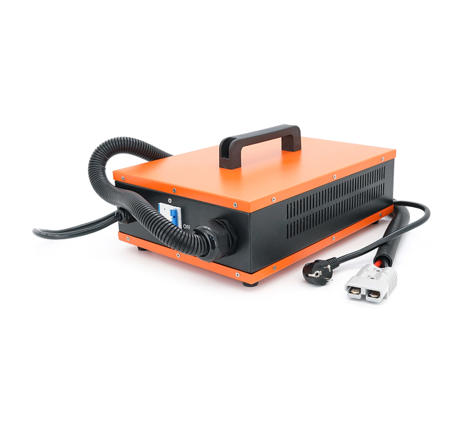 Зарядний пристрій для акумуляторів LiFePO4 24V(29,2V),8S,100A, роз'єм Anderson, 320x200x80mm
