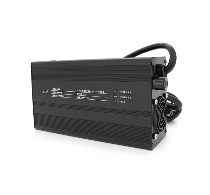 Зарядний пристрій для акумуляторів LiFePO4 24V(29,2V),8S,25A, роз'єм anderson,235x125x68mm