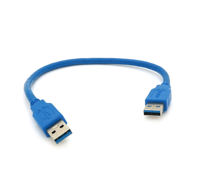 Кабель USB 3.0 AM+AM 0.3м