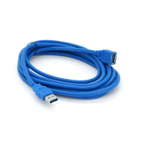 Подовжувач USB 3.0 AM / AF, 3.0m, Blue, пакет