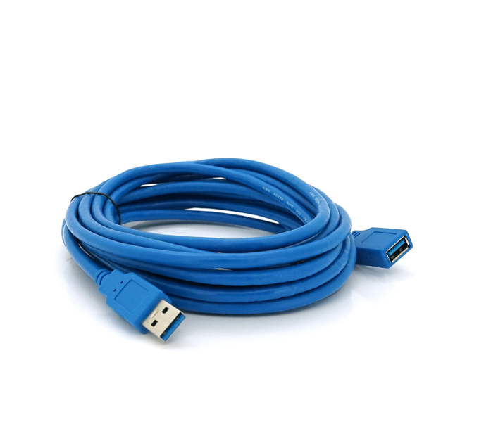 Подовжувач USB 3.0 AM / AF, 5.0m, Blue, пакет