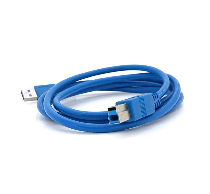 Кабель USB 3.0 AM / BM 1,5 м blue для периферії