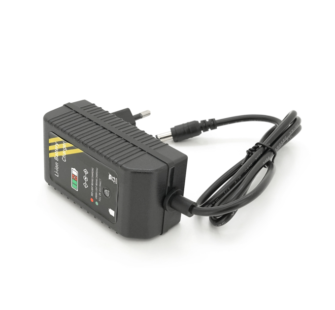 Зарядний пристрій для акумуляторів Li-ion 4.2V2.5A,штекер 5.5*2.5,87x46x42mm