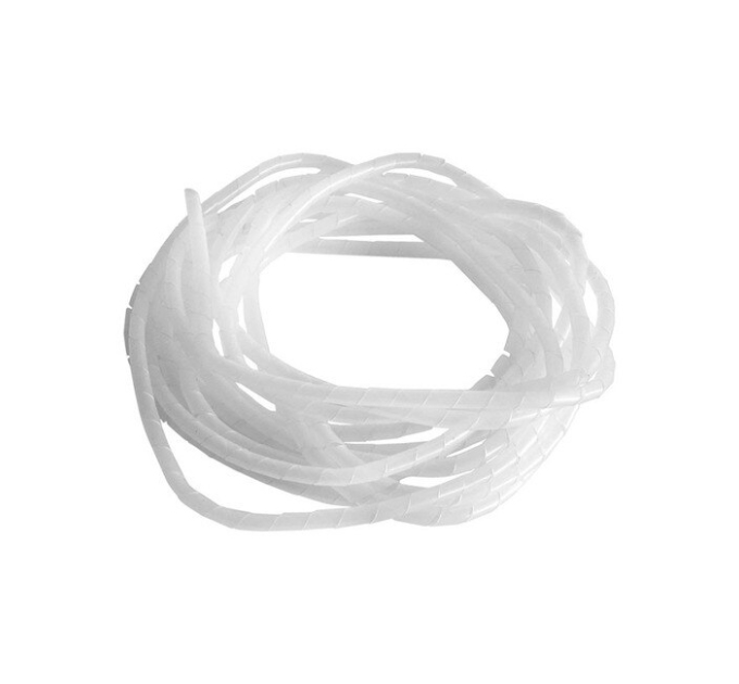 Спіральний кабельний організатор діаметр, 30mm, довжина 1.5m, White