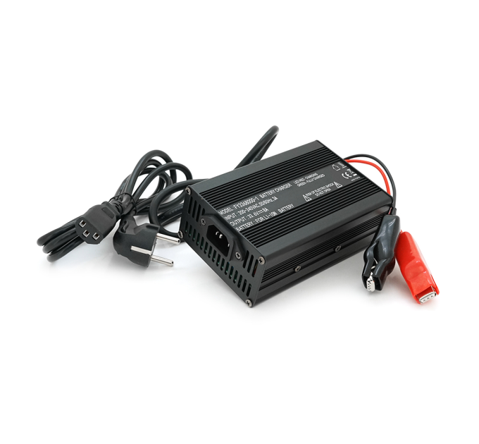 Зарядний пристрій для акумуляторів Li-ion 33.6V,8S,8A,+ крокодили,135x90x50mm