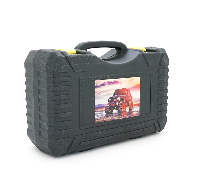 Портативний повітряний насос YT-47743, до 10 атм, Silver / Black, Box
