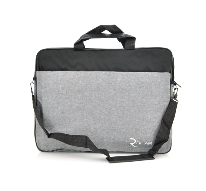 Сумка для ноутбука Ritar 17 "джинсова тканина, Gray-black, Q65