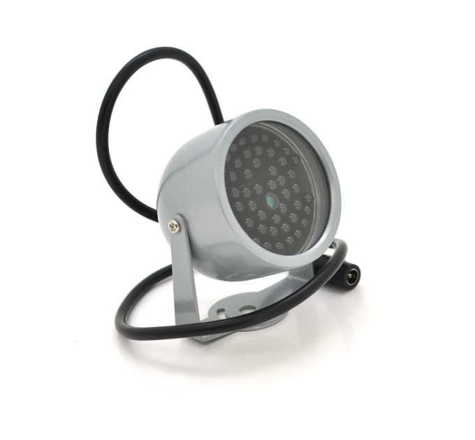 ІЧ-прожектор YT-940. 12V, 48W, 48LED, IP66, 940Нм, кут огляду 30 °, дальність до 50 м.