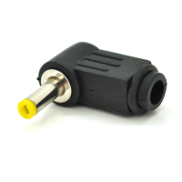 Перехідник DC 4.0x1.7mm (тато) під пайку, штекер 90° Перехідник DC 4.0x1.7mm (тато) під пайку, штекер 90°
