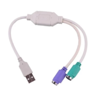 Перехідник USB AM / 2*PS2, 20 см, Блістер Q25