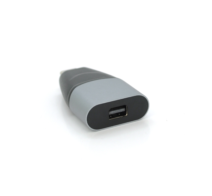 Перехідник Type-C (тато) / Mini Display Port (мама), Black-gray