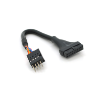 Перехідник USB 3.0 => USB 2.0 для материнської плати, 20pin (мама) to 8 pin (тато) Перехідник USB 3.0 => USB 2.0 для материнської плати, 20pin (мама) to 8 pin (тато)
