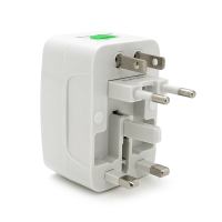 Перехідник на американкаєвророзетка Z4 3 in 1, BOX