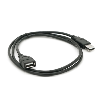 Подовжувач USB 2.0 AM / AF, 1,0m, чорний Q250