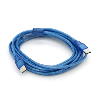 Кабель USB 2.0 RITAR AM / AM, 5.0m, прозорий синій