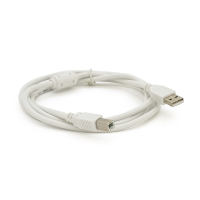 Кабель USB 2.0 AM / BM, 1,5m, 1 ферит, прозорий