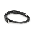Кабель USB 2.0 AM / BM, 1.8m, 1 ферит, чорний, Пакет Q250