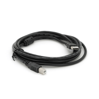 Кабель USB 2.0 AM / BM, 3.0m, 1 ферит, чорний, Пакет Q200