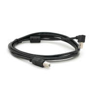 Кабель USB 2.0 RITAR AM / BM, 2.0m, кутовий 90°, чорний