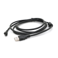Кабель USB 2.0 (AM / Miсro 5 pin) 1,8 м, чорний, Пакет Q250