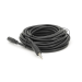 Подовжувач Audio DC3.5 тато-мама 5.0м, Premium GOLD Stereo Jack, (круглий) Black cable, Пакет Q200