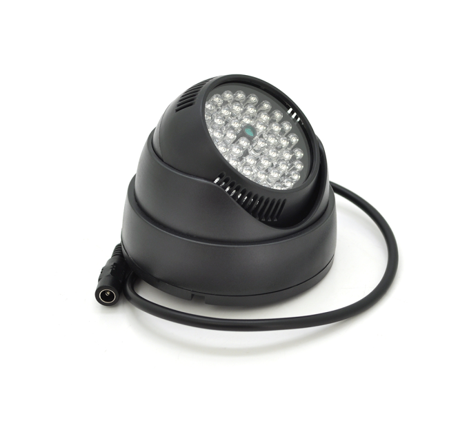 ІЧ-прожектор YT-BF2. 12V, 48W, 48LED, IP66, 850Нм, кут огляду 30 °, дальність до 50 м.