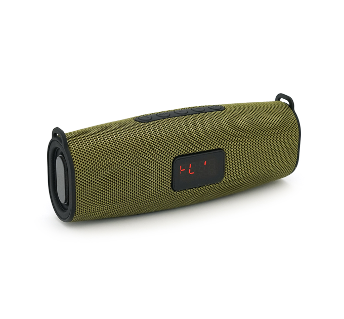 Колонка DH7+Display Bluetooth 4.1 до 10m, 1х3W, 4Ω, 400mAh, ≥90dB, TF card / USB, ремень, DC 5V, Green