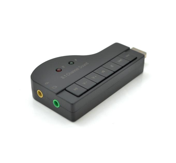 Контролер USB-sound card (8.1) 3D sound (Windows 7 ready), Blister