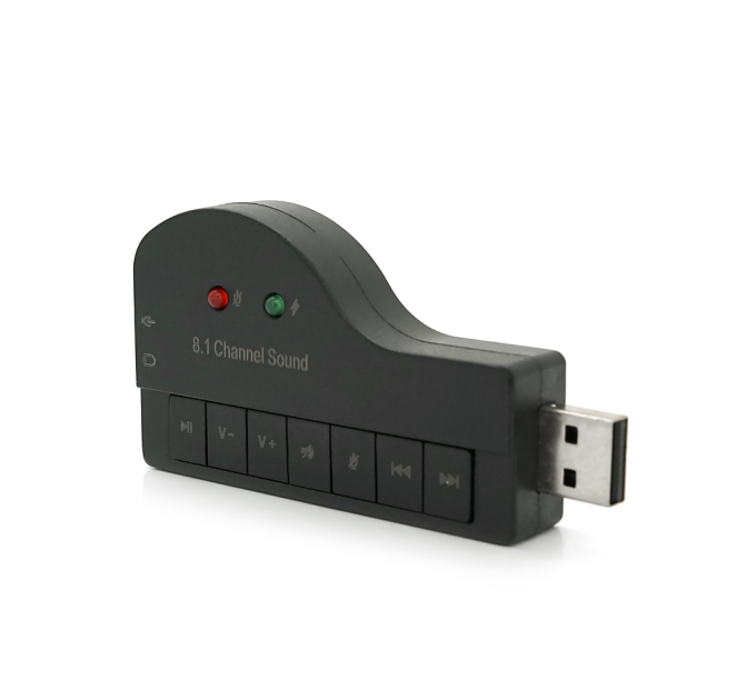 Контролер USB-sound card (8.1) 3D sound (Windows 7 ready), Blister