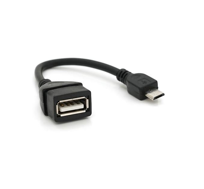 Кабель USB 2.0 AF / Micro-B OTG, 0.1m