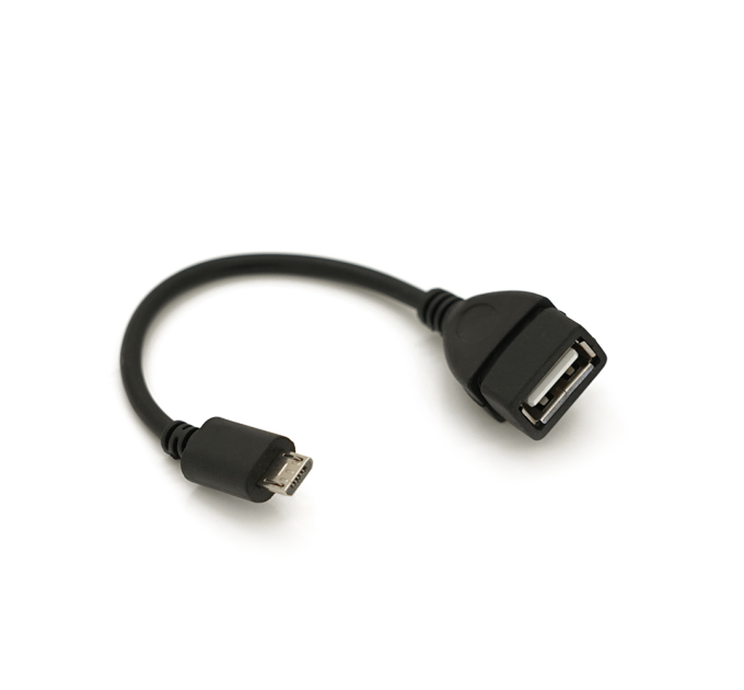 Кабель USB 2.0 AF / Micro-B OTG, 0.1m, Box