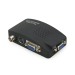 Конвертер VGA to BNC, IN-BNC (тато) на OUT-VGA(мама), Black, Пакет Q25