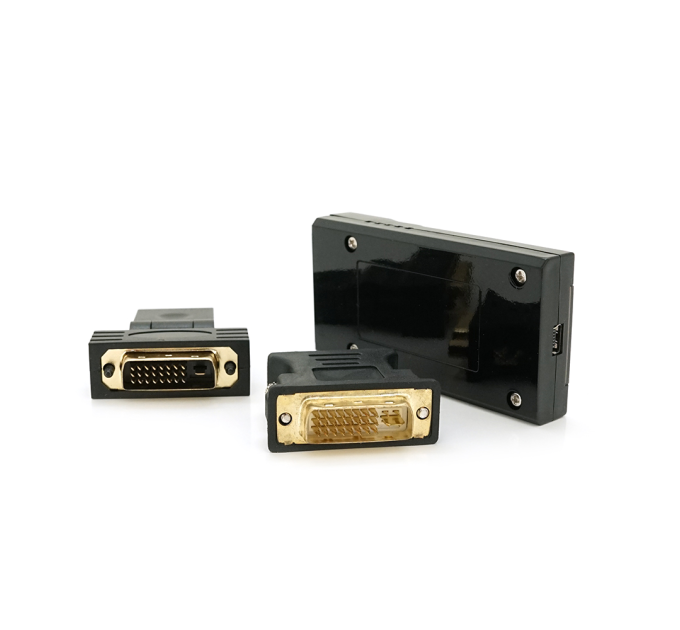Конвертер USB 2.0 to HDMI / VGA / DVI, Black, Box