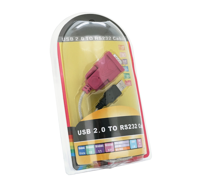 Кабель USB2,0 to RS-232 (9 pin), Blister