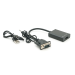 Конвертер VGA to HDTV Adapter + Audio, Black, Full HD 1080P, Blister