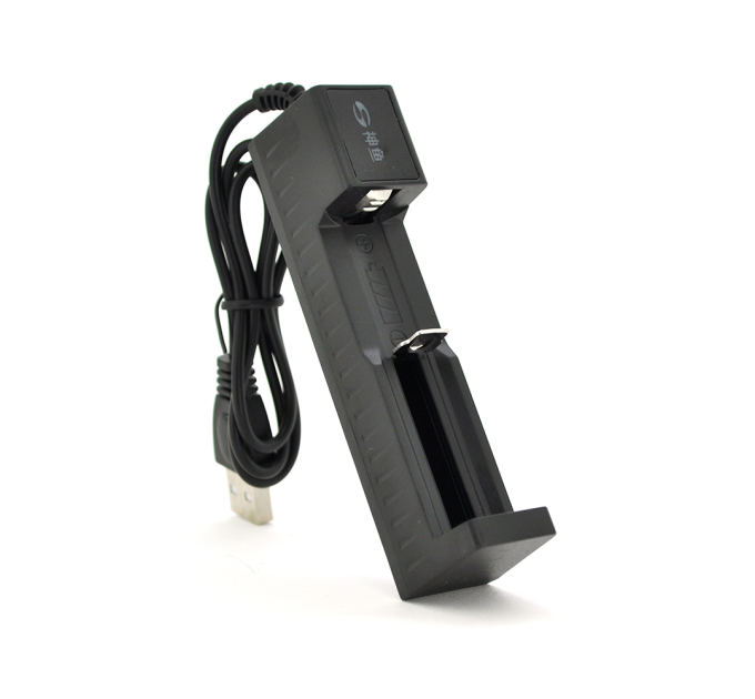 Зарядний пристрій 18650 / 26650, 4.2V / 1000mAh, живлення від USB