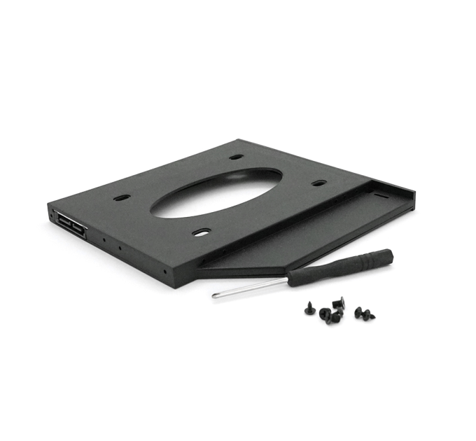 Адаптер підключення HDD 2.5 '' 12.7 mm в відсік приводу ноутбука SATA / mSATA (HDC-25), корпус plastic, Blister,Q100