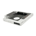 Адаптер підключення HDD 2.5 '' 12.7 mm в відсік приводу ноутбука SATA / mSATA (HDC-25), корпус aluminum+plastic, Blister, Q100