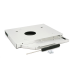 Адаптер підключення HDD 2.5 '' 12.7 mm в відсік приводу ноутбука SATA / mSATA (HDC-25), корпус aluminum+plastic, Blister, Q100