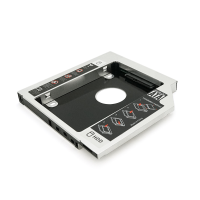 Адаптер підключення HDD 2.5 '' 12.7 mm в відсік приводу ноутбука SATA / mSATA (HDC-25), корпус aluminum+plastic, Blister, Q100