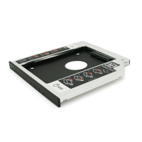 Адаптер підключення HDD 2.5'' 9.0 mm у відсік привода ноутбука SATA / mSATA (HDC-25), корпус aluminum, Blister, Q100