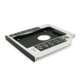Адаптер підключення HDD 2.5'' 9.5 mm у відсік привода ноутбука SATA / mSATA (HDC-25), корпус aluminum, Blister, Q100