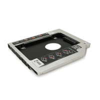 Адаптер підключення HDD 2.5 '' 9.5 mm в відсік приводу ноутбука SATA / mSATA (HDC-25), корпус aluminum+plastic, Blister, Q100
