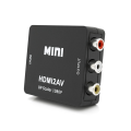 Конвертер Mini, HDMI to AV, ВИХІД 3RCA(мама) на ВХІД HDMI(мама), 720P / 1080P, Black, BOX