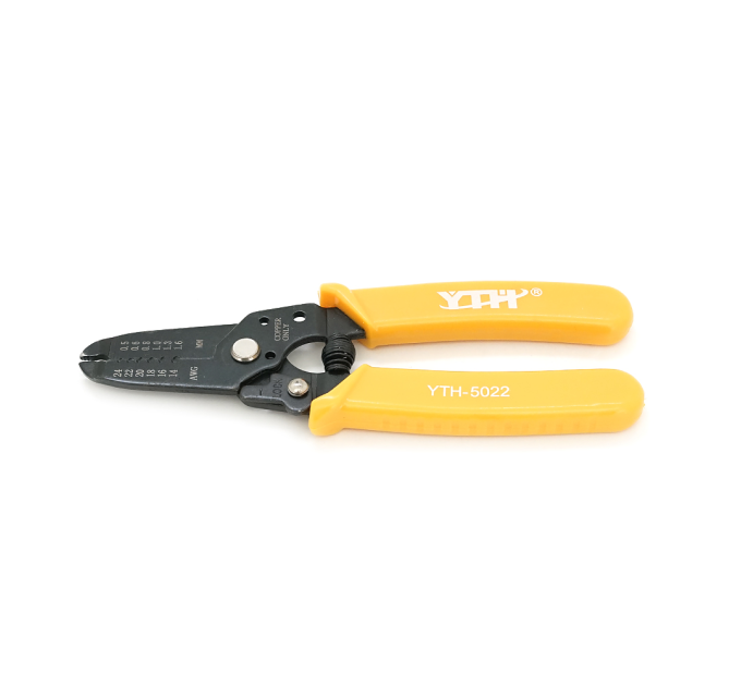 Iнструмент для зачистки кабеля 7-1 Stripper YTH-5022, yellow, AWG24-14