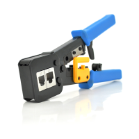 Інструмент Merlion EZ-RJ45 з храповиком для обтискача RJ45 (8P8C) та RJ-12 / 11 (6P6C), 4P / 6P / 8P