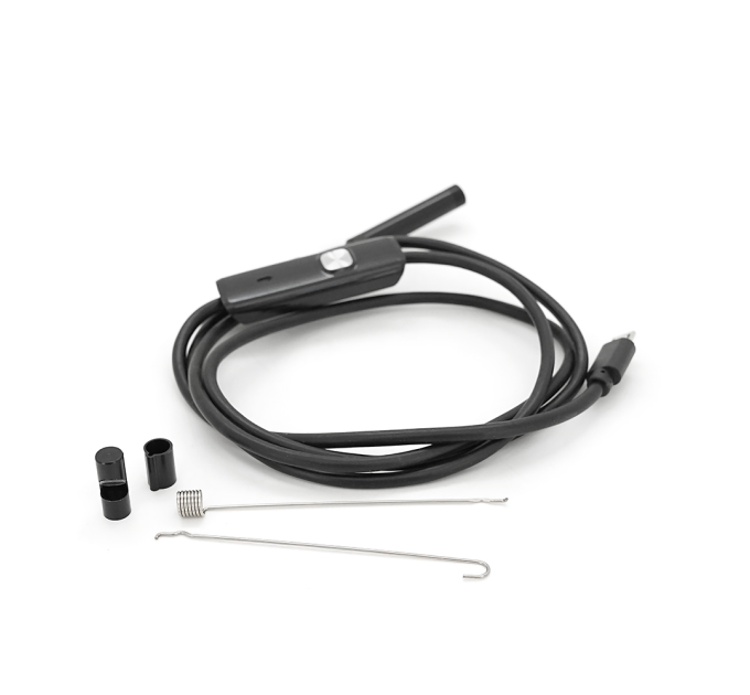 2 в 1 MicroUSB / PC HD ендоскоп, міні камера 7.0 мм, м'який провод, 1м