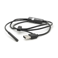 Універсальний ендоскоп 3в1 (USB+MicroUSB / Type-C) для смартфона / ПК, камера 5.5мм, м'який кабель 1м, з LED-підсвічуванням, IP67