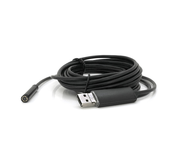 2 in 1 MicroUSB / PC HD ендоскоп, міні камера 7.0 mm, м'який дріт, 5м